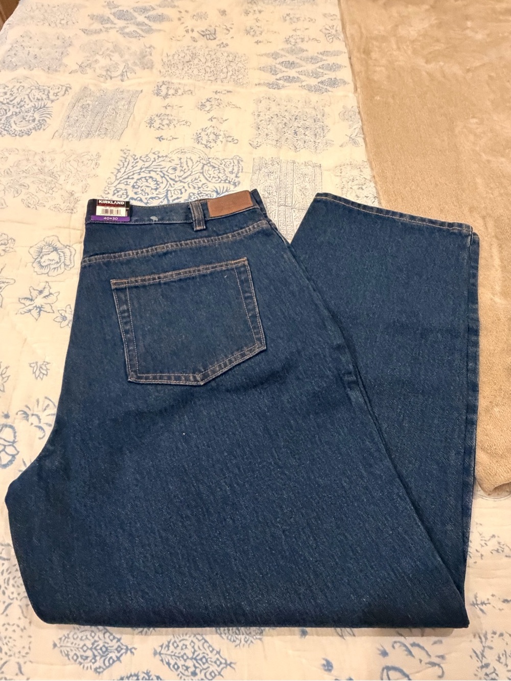 Kirkland Signature Dark Blue Relaxed Jeans